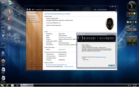Customized Windows 7 Windows 7 Alienware 2010 X86 And X64
