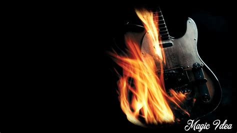 Flaming Guitar Wallpapers Top Free Flaming Guitar Backgrounds