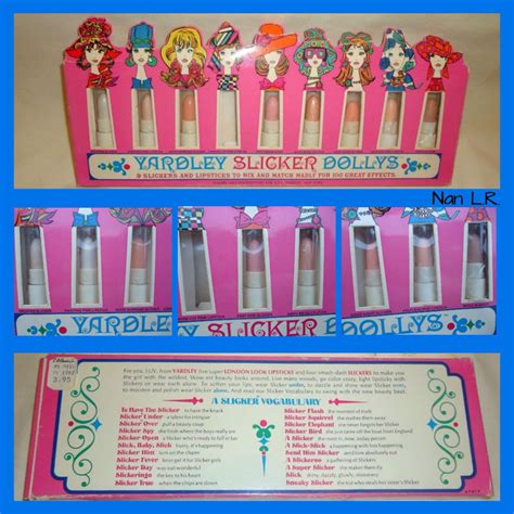 vintage yardley slicker dollys in original box there are eight lipsticks the london luv pink