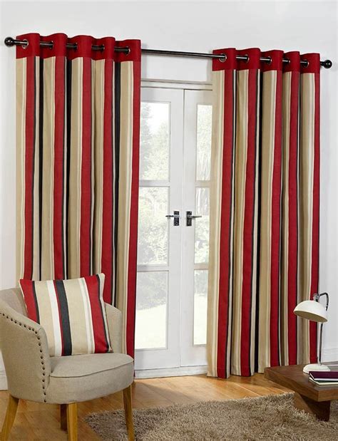 Curtains Padstow Red And Black Curtains Home Decor Decor