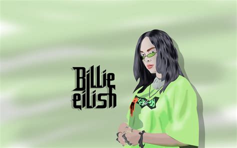 Billie Eilish Wallpaper Green Logo The History Of Billie Eilish Logo