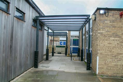 Images For Canopies Covered Walkways And Planterseats For School