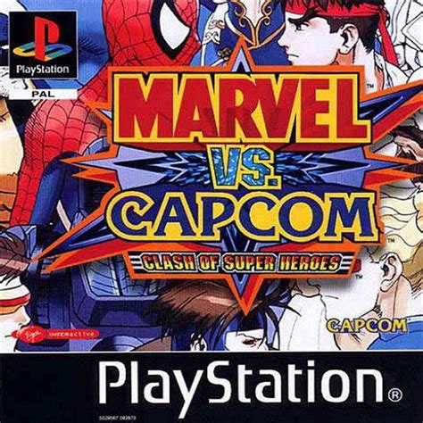 marvel vs capcom clash of super heroes cover or packaging material mobygames
