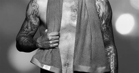David Beckham Gets All Naked To Distract Us From His Awful Moustache In New H M Photos Mirror