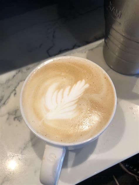 I Started At Starbucks A Month Ago And Tried Latte Art For The First