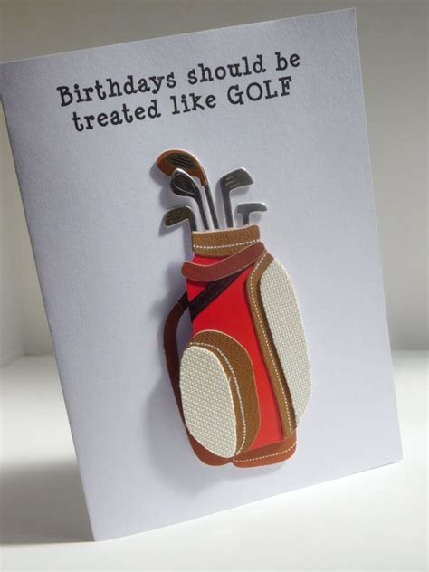 Happy Birthday Golf Card 325 Golf Birthday Cards Greeting Cards