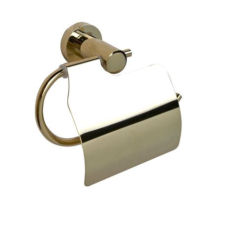 This toilet paper holder could decorate the house luxury and vintage. Barclay Products Berlin Single Post Toilet Paper Holder in ...