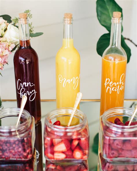 Genius Ways To Serve Cocktails At Your Bridal Shower Wedding Shower Brunch Bridal Shower