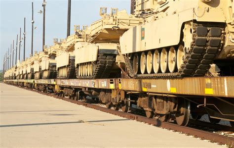 Tanks Arrive On Tracks To Replenish Inventory Article The United