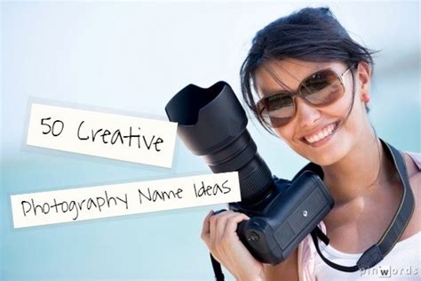50 Creative Photography Name Ideas Feltmagnet