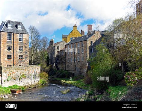 The Water Of Leith Dean Village Edinburgh Scotland United Kingdom
