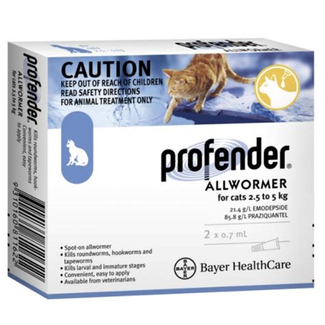 Profender® Topical Dewormer For Cats 1 Pipette Homevet