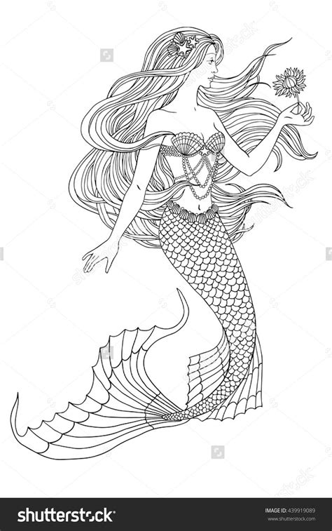 Explore 623989 free printable coloring pages you can use our amazing online tool to color and edit the following intricate mermaid coloring pages. Beautyful Mermaid Coloring Pages | Monaicyn Kitchen Ideas