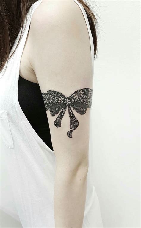 Pin By Elle Chan On Tattoos Bow Tattoo Designs Lace Tattoo Lace