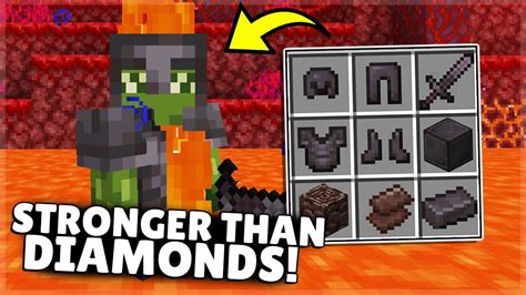 Netherite is hard to get your fingers on, however when you've smelted some netherite ingots you may make instruments and armor which are even stronger than diamond. New Netherite armor is STRONGER than DIAMONDS! (Minecraft ...