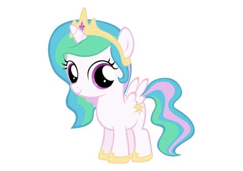 Princess Celestia My Little Pony Vector Superawesomevectors