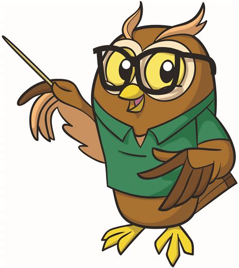 Wise Owl Cartoon Clipart Best