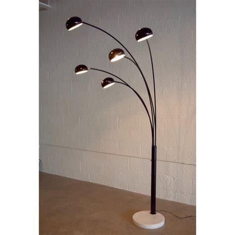 Virtual design advice, easy and free. Black Five-Arm Arc Floor Lamp with Marble Base | Chairish