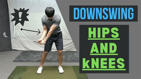 How To Start Your Downswing Part 1 Hips And Knees Youtube Golf