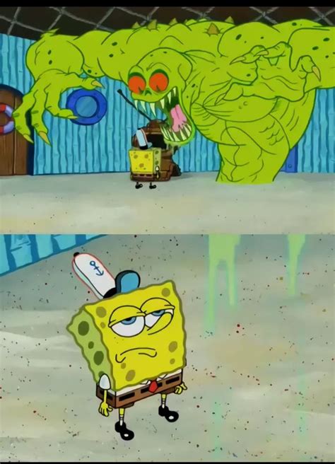 Blank Meme Template Spongebob Meets Flying Dutchman