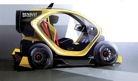 Renault Twizy F1 On Behance Concept Car Design Small Electric Cars