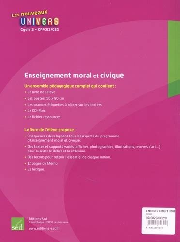 Enseignement Moral Et Civique Cycle 2 Cpce1ce2 De Antoine Auger