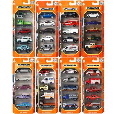 Matchbox Car Collection 5 Pack 2023 Mix Vehicle Case Of 12
