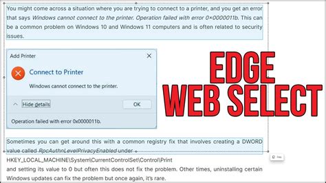 Use The Microsoft Edge Web Select Tool To Copy Content From Webpages