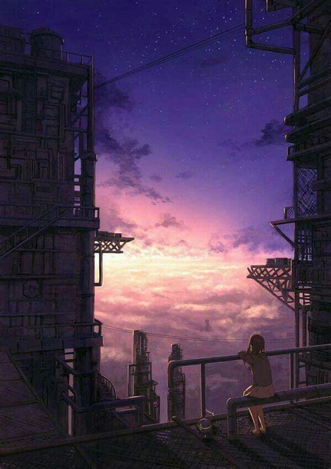 Aesthetic Sunset Background Drawing Aesthetic Anime