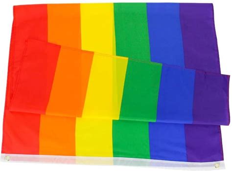 Regenboogvlag XXL 240x150CM LGBT Gay Pride Vlag Groot Regenboog