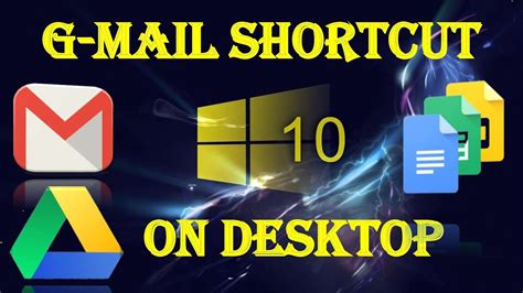 How To Create Gmail Shortcut On Desktop Youtube