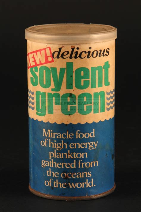 With shipments of the powder starting in the u.s. The Prop Gallery | Promotional Soylent Green can