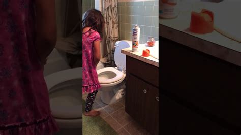 we caught eliza peeing standing up youtube