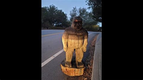 Bigfoot Statue Found On Side Of California Road Cops Say The Wichita