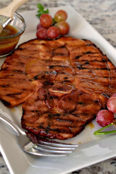 Ham Steak With Brown Sugar Glaze Recipe Ham Steak Recipes Ham Steaks Steak Recipes