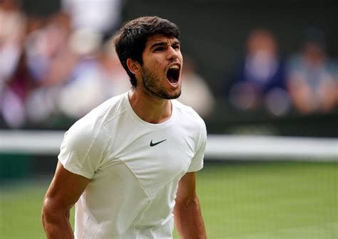 Carlos Alcaraz Reigns Supreme Beats Novak Djokovic To Win First Wimbledon Title Watch Winning