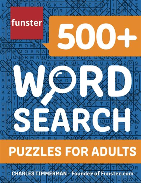 Amazon.com: Funster 500+ Word Search Puzzles for Adults: Word Search