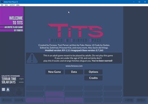 Html Flash Trials In Tainted Space V Fenoxo F Zone