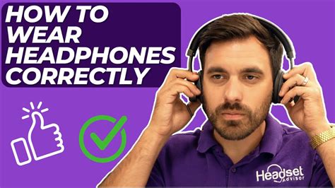 how to wear headphones correctly youtube