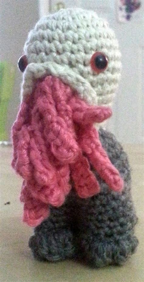Ood Amigurumi Doctor Who Crochet Fan Art Custom Made