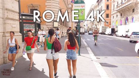 ROME ITALY SUMMER VIRTUAL WALKING TOUR 4K 60fps YouTube