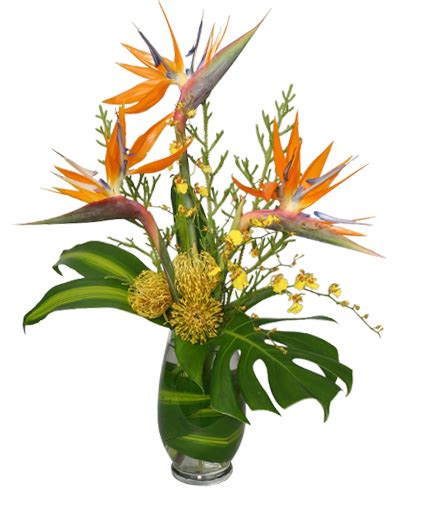 Tres Chic Flowers Vase Arrangement In Key West Fl Petals And Vines