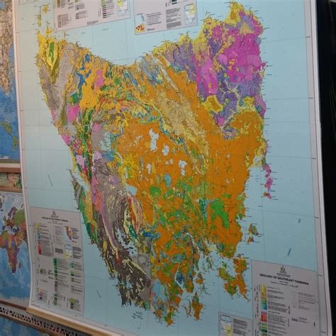 World Mega Laminated Wall Map The Tasmanian Map Centre Images