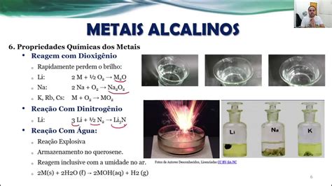 Química Inorganica Descritiva Metais Alcalinos E Alcalinos Terrosos
