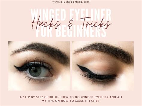 Winged Eyeliner For Beginners My Hacks And Tricks Makeupmonday