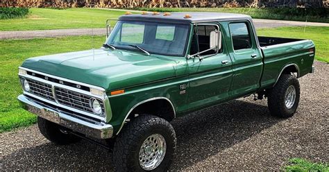 1974 Ford F 250 Crew Cab 50l Coyote 4x4 Ford Daily Trucks Lifted