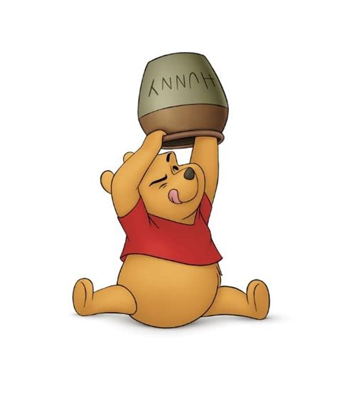 Pooh And His Honey Pot Pooh Bear Pinterest
