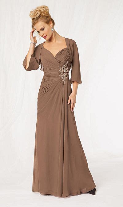 caterina 8011 deep v back mother of the bride dress french novelty