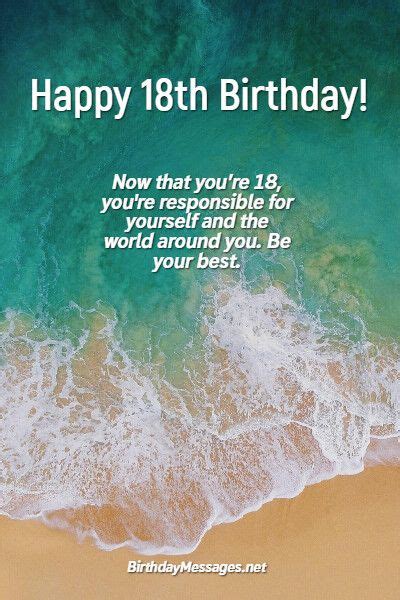 18th Birthday Wishes And Quotes Birthday Messages For 18 Year Olds