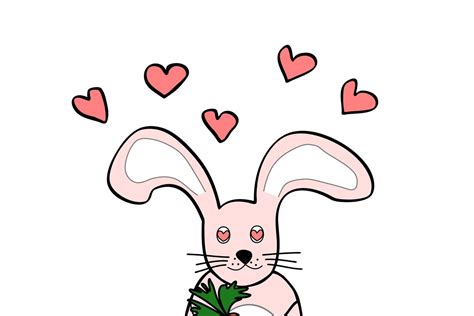 Cute Cartoon Carrot Clipart